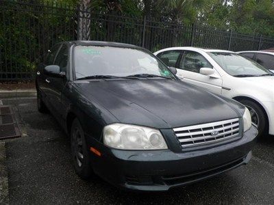 2001kia optima lx automatic green no reserve