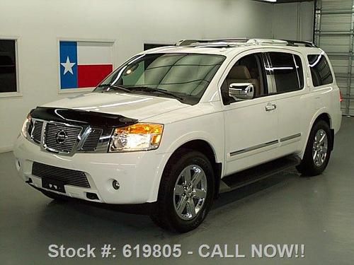 2012 nissan armada platinum sunroof nav rear cam dvd 5k texas direct auto