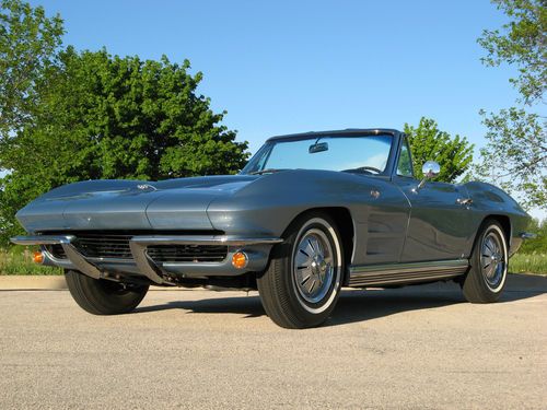 1964 chevrolet corvette stingray convertible #'s match l76 327 365 shp 4 speed