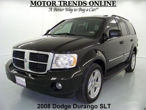 Slt hemi 5.7 sunroof power tailgate 3rd row park assist 2008 dodge durango 83k