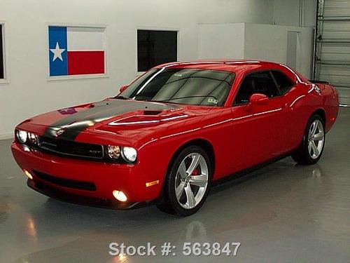 2009 dodge challenger srt8 hemi 6spd htd leather nav 8k texas direct auto