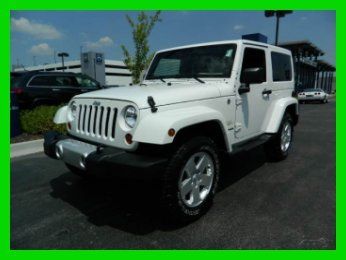 2012 jeep wrangler sahara 4x4 awd navi lthr  hardtop convrt 1-own 5k mls we fina