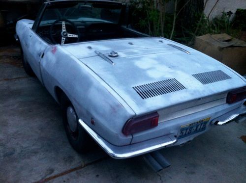 1968 fiat 850 spyder - runs - needs tlc - 99% complete