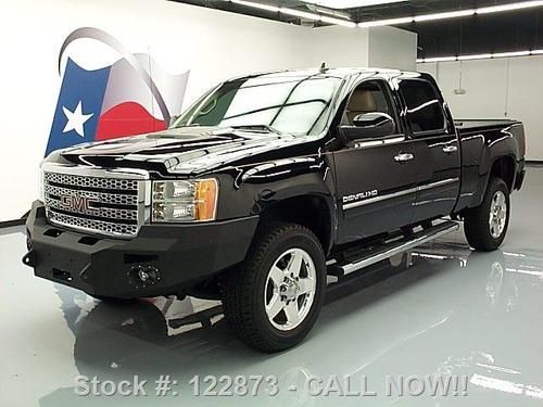 2011 gmc sierra 2500hd denali crew 4x4 sunroof nav 20's texas direct auto