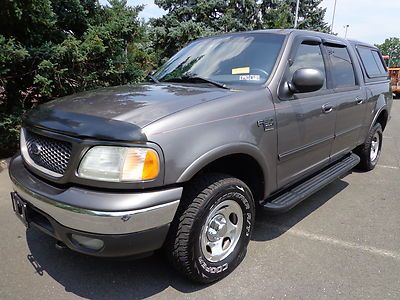 2002 ford f-150 xlt supercrew cab 4x4 v-8 auto runs new no reserve auction