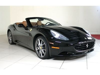 2011 ferrari approved cpo california, black/cuoio