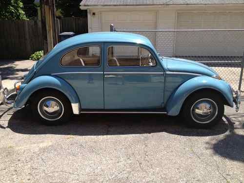 Find Used 1963 Light Blue Vw Beetle Garaged Volkswagon Classic Bug