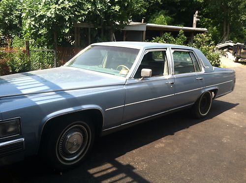 1979 cadillac fleetwood brougham d'elegance sedan 4-door 7.0l