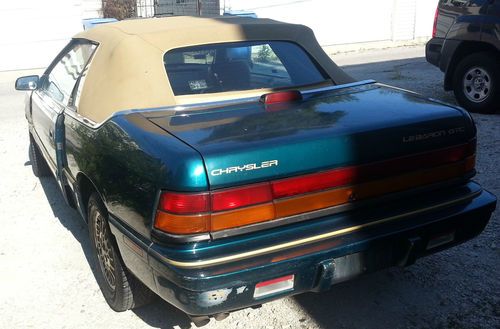 1995 chrysler lebaron gtc convertible 2-door 3.0l