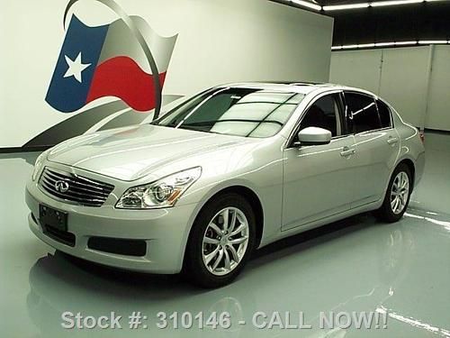 2009 infiniti g37 journey sedan sunroof htd leather 59k texas direct auto