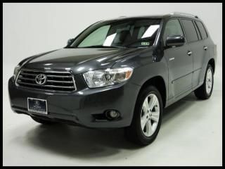 2009 toyota highlander v6 limited snrf lthr navi back up camera third row seat!