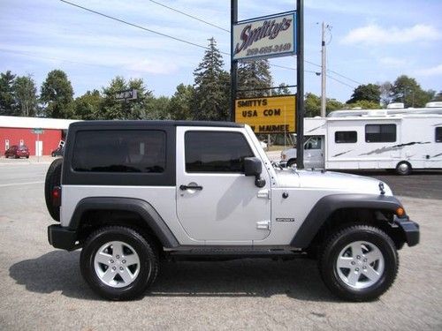 2011 jeep wrangler sport 4x4 6 speed auto suv hard top alloy wheels trailer tow!