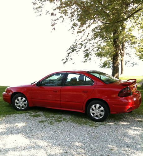 2005 pontiac grand am, red, v6, 4 door, auto start, cruise control, fair condt