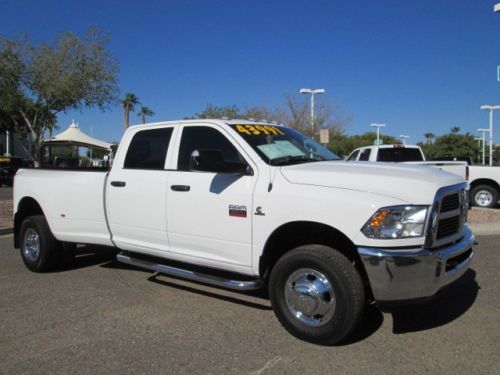 2012 4x4 4wd white 6.7l turbo diesel automatic miles:5k dually certified