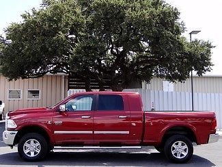 2012 laramie mega 6.7l i6 4x4 cummins diesel remote start navigation dvd sunroof