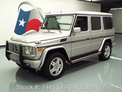 2004 mercedes-benz g500 4x4 5.0l v8 nav htd leather 62k texas direct auto