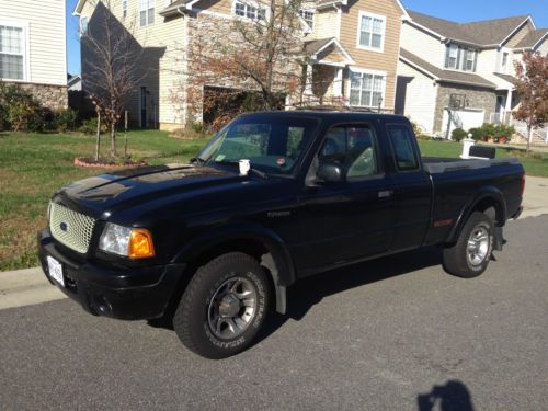 Black 2dr automatic ranger / edge pickup half cab