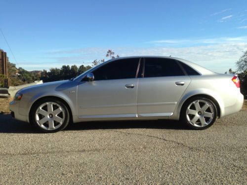 2005 audi s4 sedan 4-door 4.2l v8 silver - 6 speed manual transmission