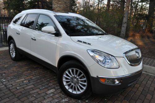 2011 enclave cxl 3.no reserve.leather/navi/pano/heat/dvd/bose/salvage/rebuilt