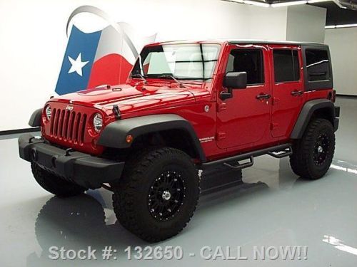 2012 jeep wrangler unltd sport 4x4 hard top auto 14k mi texas direct auto