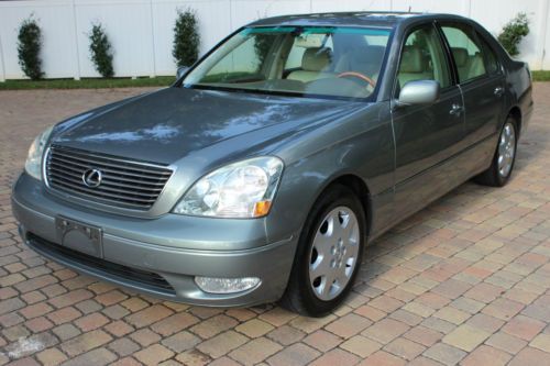 2003 lexus ls430-rare color-dealer serviced-heated and cooled seats-xtra-clean!