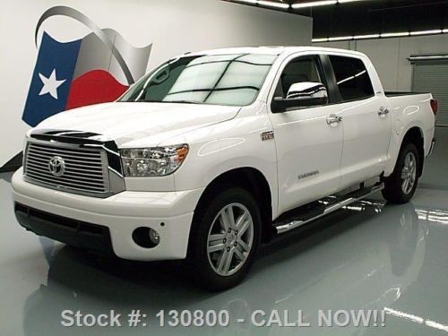 2012 toyota tundra limited crewmax sunroof nav 20&#039;s 11k texas direct auto