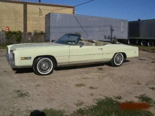 1976 cadillac eldorado convertible