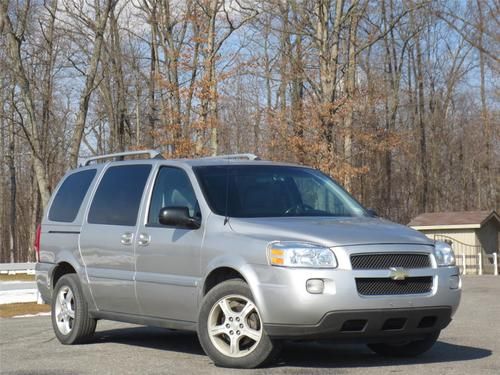 2006 chevrolet uplander lt awd minivan mini van chevy 7 passenger silver