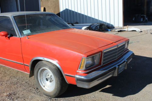 1979 chevrolet el camino base standard cab pickup 2-door 5.0l