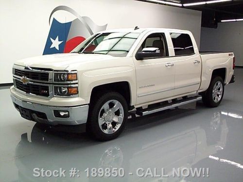 2014 chevy silverado ltz crew z71 4x4 sunroof nav 20&#039;s! texas direct auto