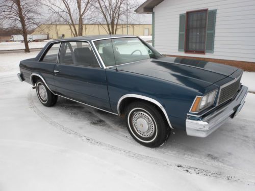 1979 chevrolet malibu classic coupe 2-door 3.3l