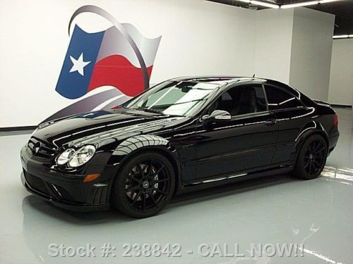 2008 mercedes-benz clk63 amg black series 500hp nav 17k texas direct auto