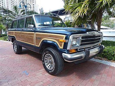 Florida collectible jeep grand wagoneer 4x4 amazing condition 5.7 v8 rare suv 4u