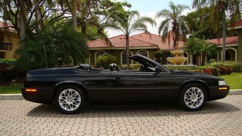 2001 cadillac eldorado convertible coach builders ltd 63,000 miles triple black