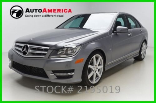 We finance! 15453 miles 2012 mercedes-benz c-class c250 sport  premium turbo