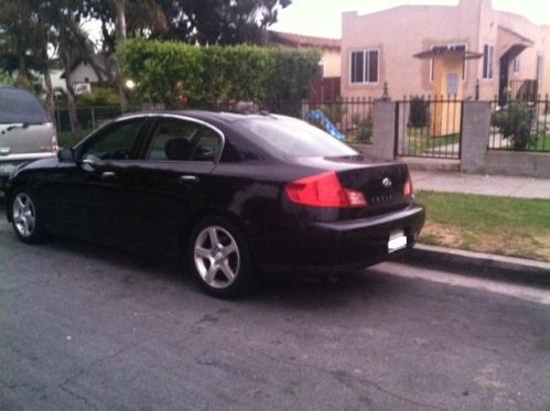 Luxurious infiniti g35 sedan