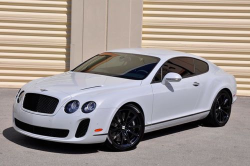 2010 bentley continental supersports! black/black! low miles! $281 msrp! loaded!