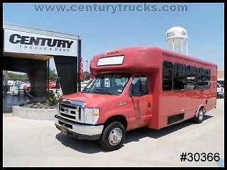 Econoline e450 14&#039; shuttle bus 21 seating passenger 2.5&#039; rear storage we finance