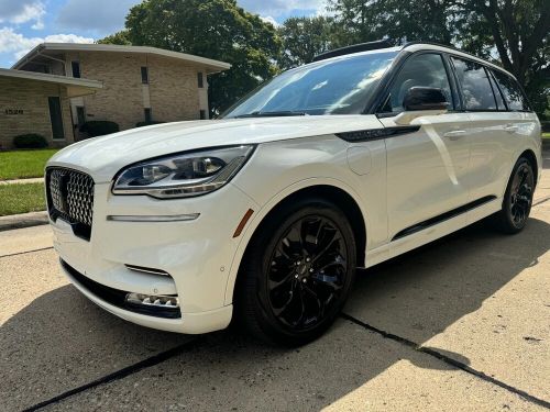 2021 lincoln aviator grand touring hybird awd leather panoramic sunroof