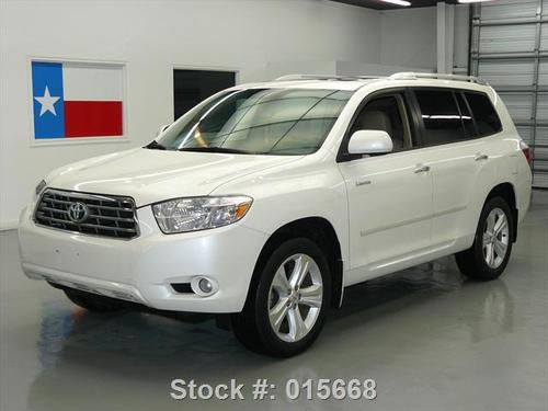 2010 toyota highlander ltd 7-pass sunroof nav only 45k texas direct auto