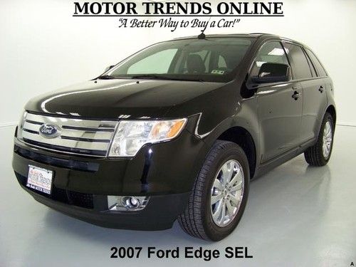 Sel navigation pano leather htd seats chrome wheels 2007 ford edge 93k