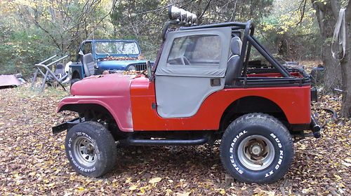 1977  jeep  cj 5   fiberglass tub and front end