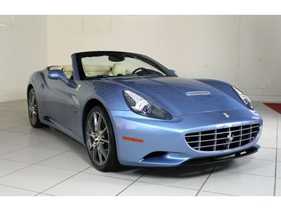 2013 ferrari approved cpo california, azzuro california/crema special paint colo