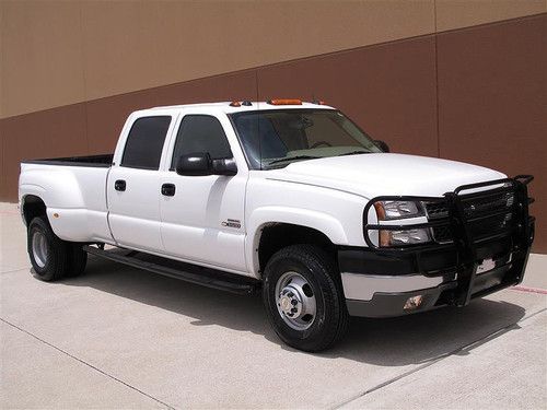 05 chevy silverado k3500 dually crew cab lt 4x4 6.6l diesel tv/dvd