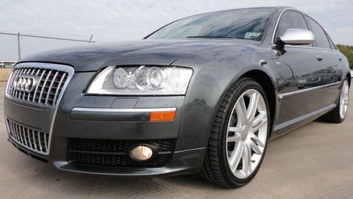 2007 audi s8 v10 premium package 53,400 miles  daytona gray pirelli p zero tires