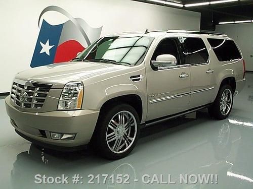 2008 cadillac escalade esv awd sunroof nav dvd 22's 75k texas direct auto