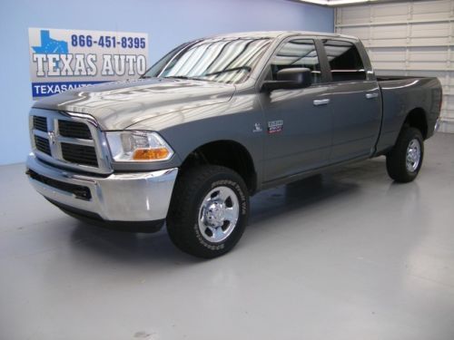 We finance!!  2012 ram 2500hd slt 4x4 high output diesel tow cd 1 own texas auto