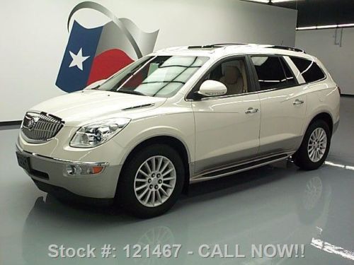 2009 buick enclave cxl 7-pass dual sunroof nav dvd 46k! texas direct auto