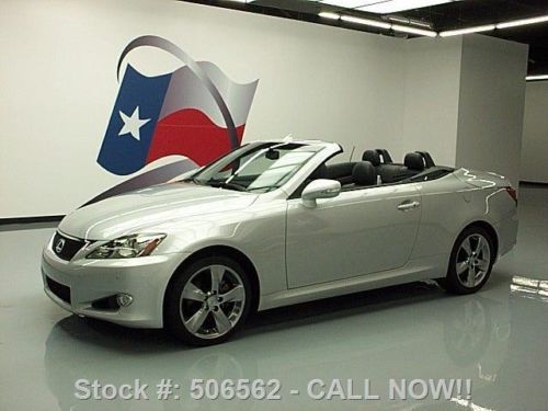 2010 lexus is 250c hardtop convertible auto nav 33k mi texas direct auto