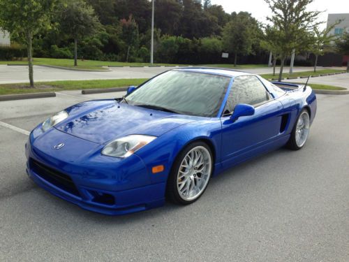 2002 long beach blue/blue nsx-t, 6 sp